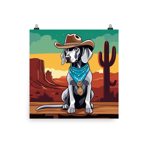 PugMug Custom Weimaraner Poster