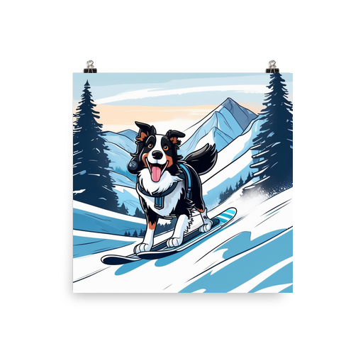PugMug Custom Border Collie Poster