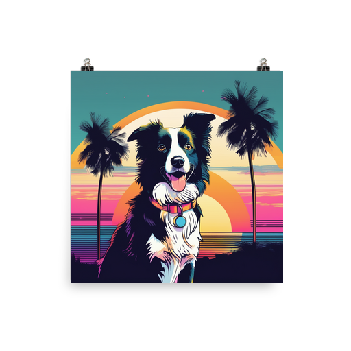 PugMug Custom Border Collie Poster