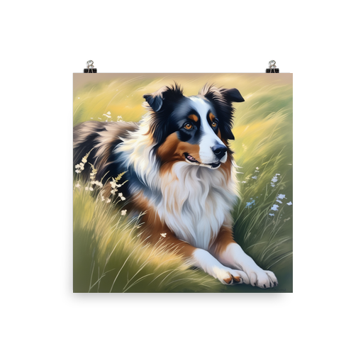 PugMug Custom Miniature American Shepherd Poster
