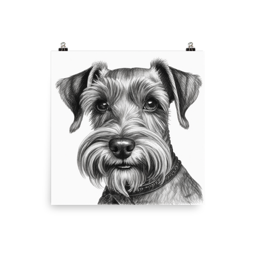 PugMug Custom Miniature Schnauzer Poster