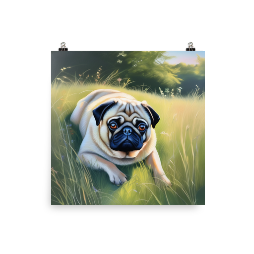 PugMug Custom Pug Poster