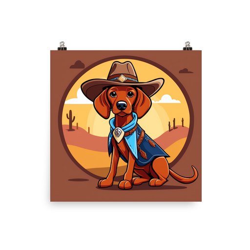 PugMug Custom Vizsla Poster