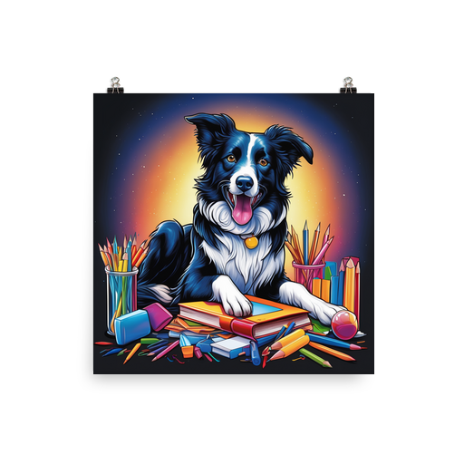 PugMug Custom Border Collie Poster
