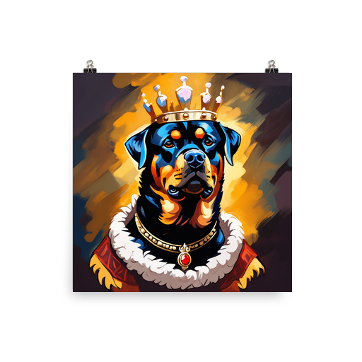 PugMug Custom Rottweiler Poster