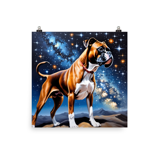 PugMug Custom Boxer Dog Poster