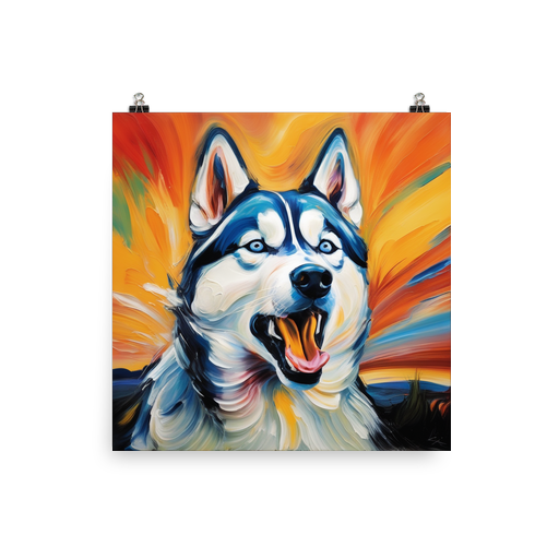 PugMug Custom Siberian Husky Poster
