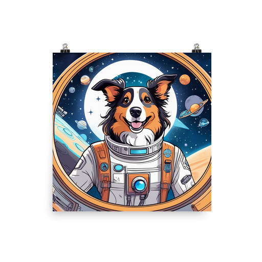 PugMug Custom Collie Poster
