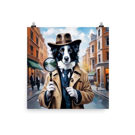 PugMug Custom Border Collie Poster