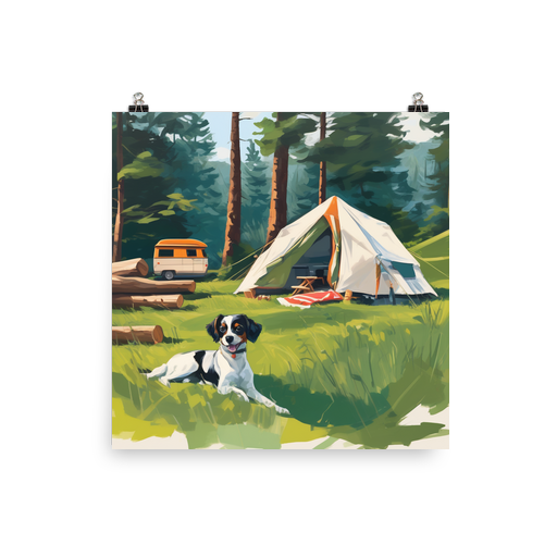 PugMug Custom Brittany Dog Poster