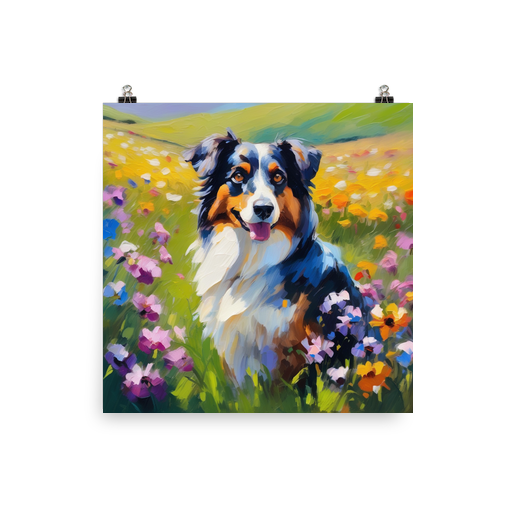 PugMug Custom Miniature American Shepherd Poster