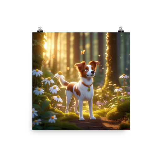 PugMug Custom Brittany Dog Poster