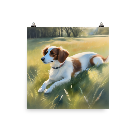PugMug Custom Brittany Dog Poster