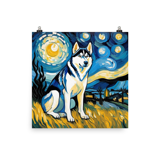 PugMug Custom Siberian Husky Poster