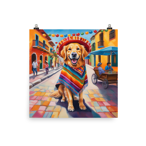 PugMug Custom Golden Retriever Poster