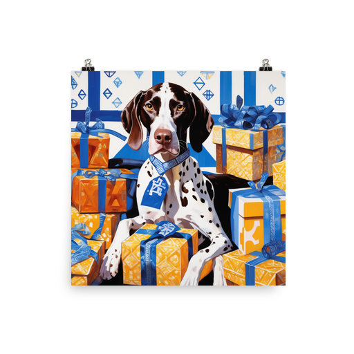 PugMug Custom Pointer Dog Poster