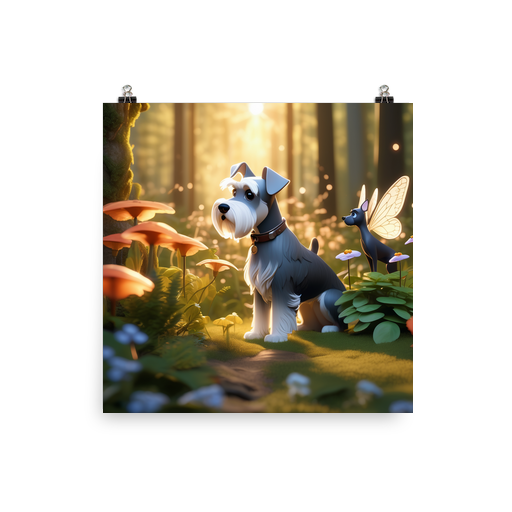 PugMug Custom Miniature Schnauzer Poster