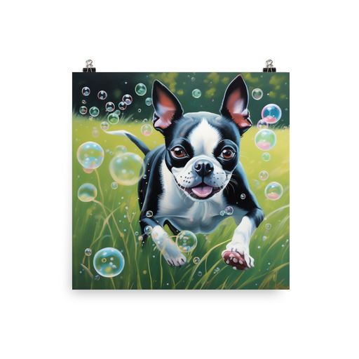 PugMug Custom Boston Terrier Poster