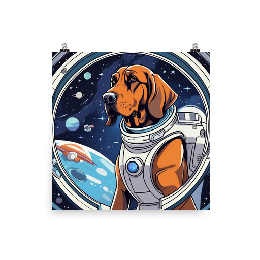 PugMug Custom Bloodhound Poster