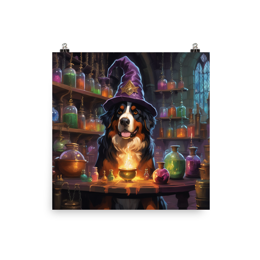 PugMug Custom Bernese Mountain Dog Poster