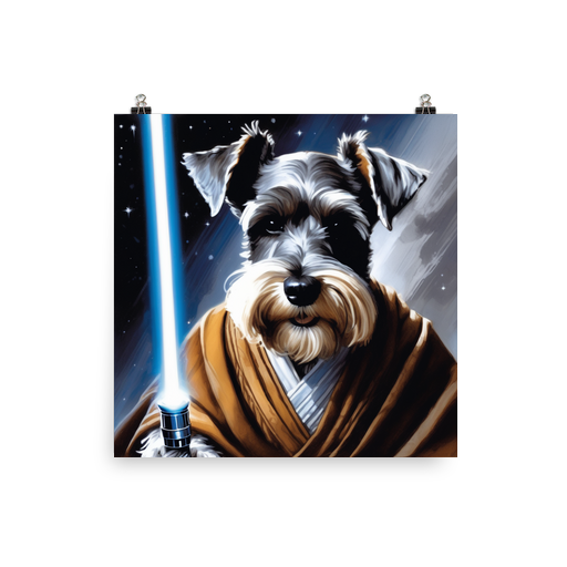 PugMug Custom Miniature Schnauzer Poster