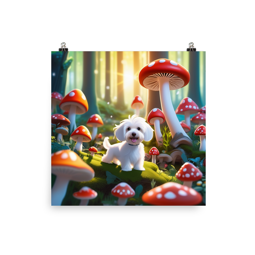 PugMug Custom White Havanese Dog Poster