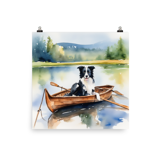 PugMug Custom Border Collie Poster