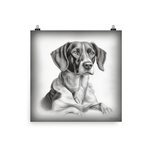 PugMug Custom Brittany Dog Poster