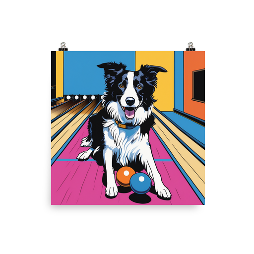 PugMug Custom Border Collie Poster