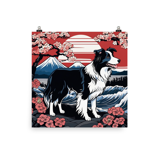 PugMug Custom Border Collie Poster
