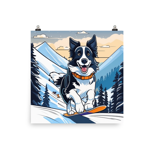 PugMug Custom Border Collie Poster