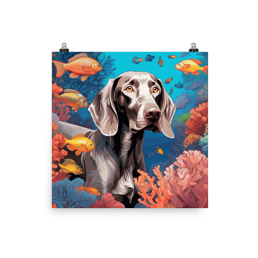 PugMug Custom Weimaraner Poster
