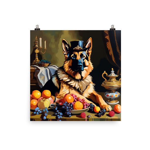 PugMug Custom German Shepherd Dog Poster