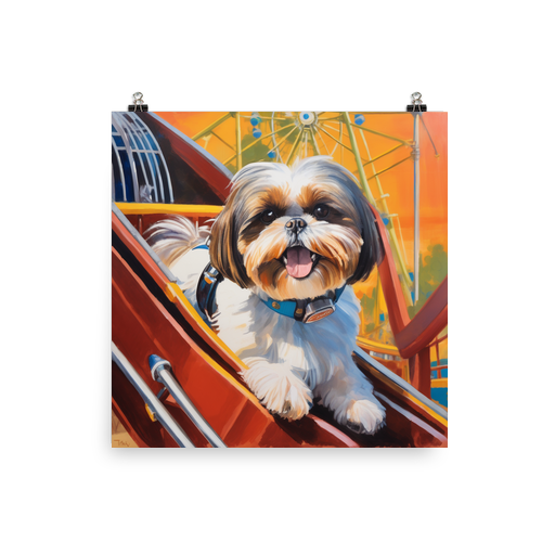 PugMug Custom Shih Tzu Poster