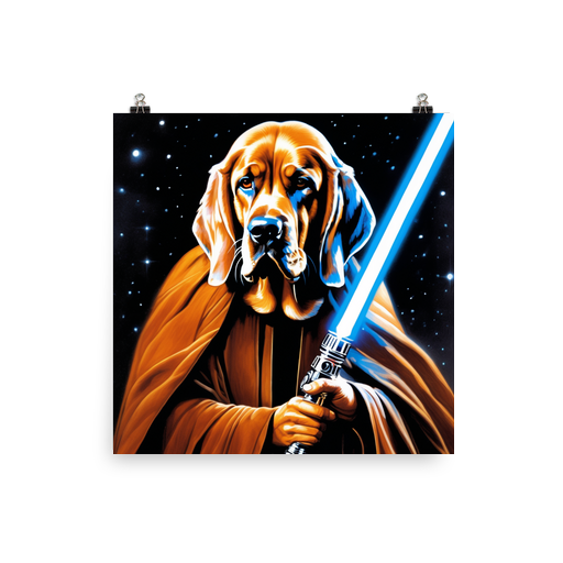 PugMug Custom Bloodhound Poster