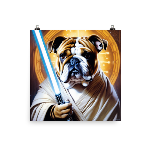 PugMug Custom Bulldog Poster