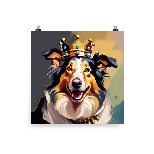 PugMug Custom Collie Poster