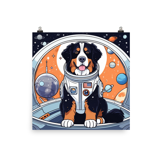PugMug Custom Bernese Mountain Dog Poster