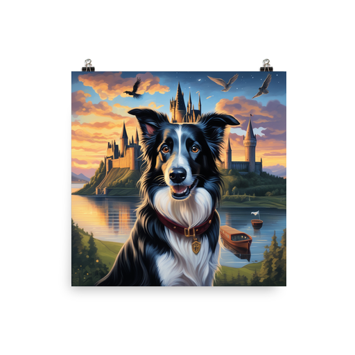 PugMug Custom Border Collie Poster