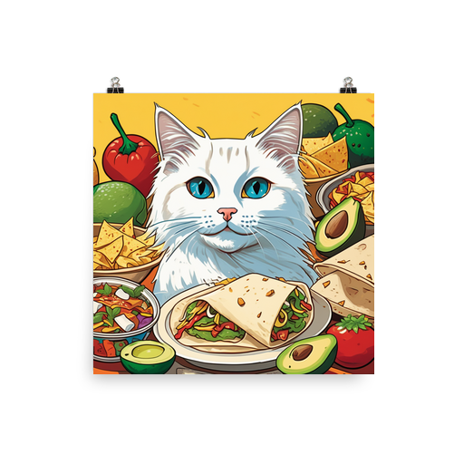 PugMug Custom White Ragdoll Cat Poster