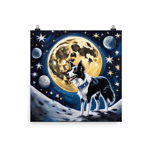 PugMug Custom Border Collie Poster