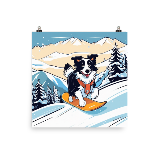 PugMug Custom Border Collie Poster
