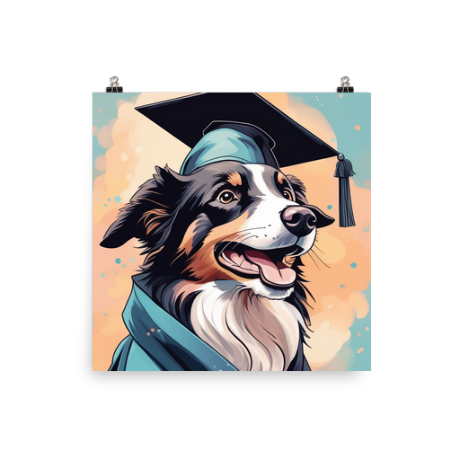 PugMug Custom Border Collie Poster