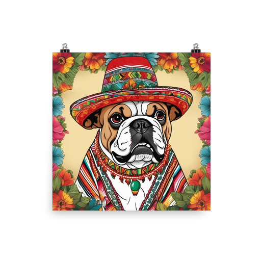 PugMug Custom Bulldog Poster