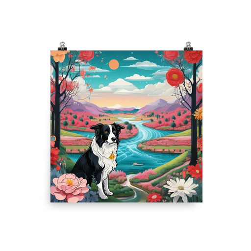 PugMug Custom Border Collie Poster
