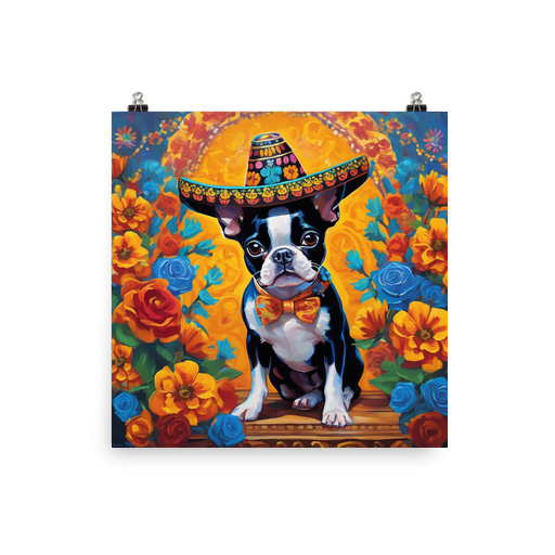 PugMug Custom Boston Terrier Poster