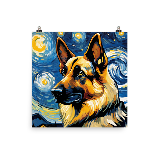 PugMug Custom German Shepherd Dog Poster