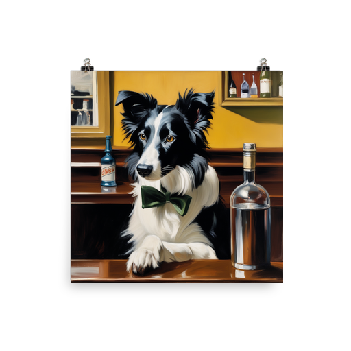PugMug Custom Border Collie Poster