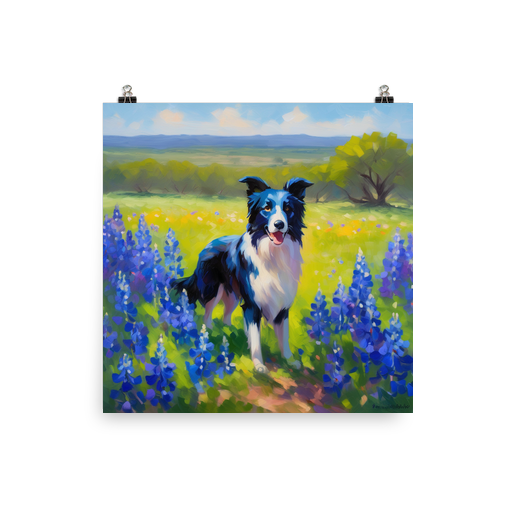 PugMug Custom Border Collie Poster