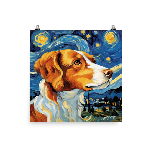 PugMug Custom Brittany Dog Poster